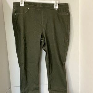 Simply Vera Vera Wang Green Leggings